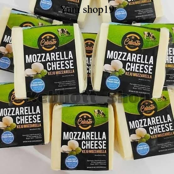 

Calusto Mozzarella Cheese 200gr | Keju Mozarela | Mozarella