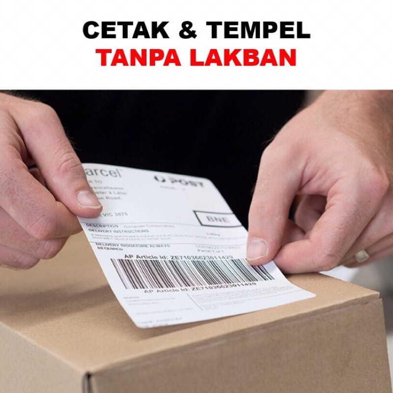 

HJK Sticker Label Barcode 100 x 150 Isi 500 / 300/ 250 Kertas Stiker Thermal 150x100 A6 Termal