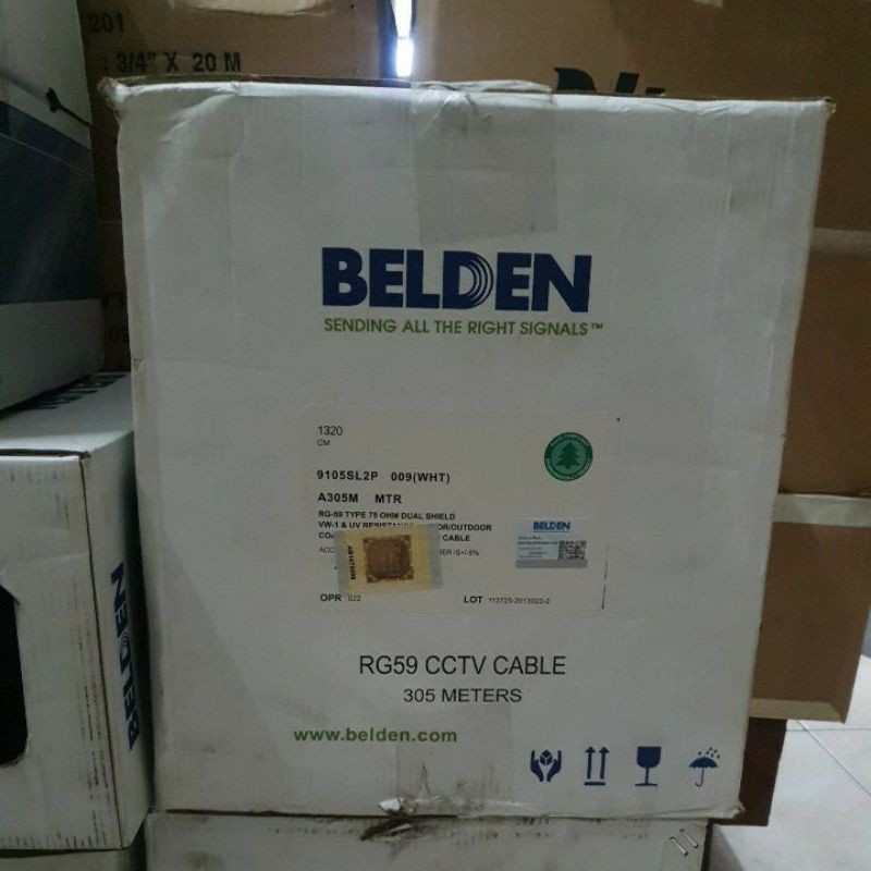 KABEL CCTV + POWER RG59 RG 59 BELDEN ECERAN
