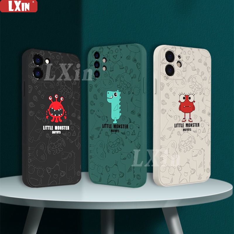 Casing Samsung Galaxy A13 A53 A03s A02s A12 A11 A10 A20 A30 A52 A72 A32 A50 A50S A30S M12 M11 Motif Monster