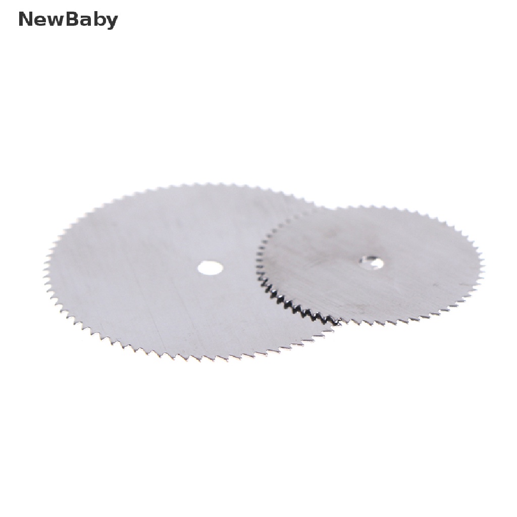 Newbaby 10Pcs / set Cakram Pemotong Stainless Steel Metal 16 18 22 25 32mm