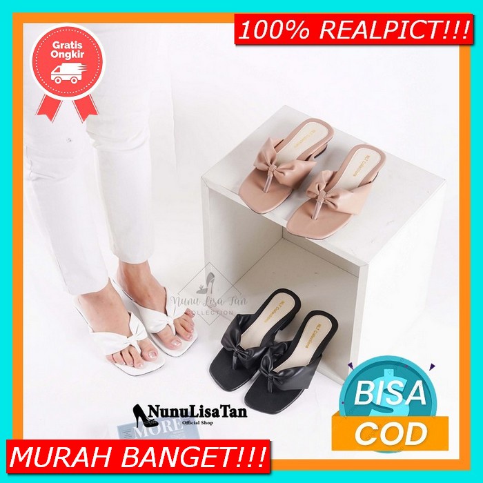 Xes Sh0502 Sepatu Wanita High Heels Basic 9Cm Sendal Heels Wanita Keki Nunulisatan - Cod Promo Fre