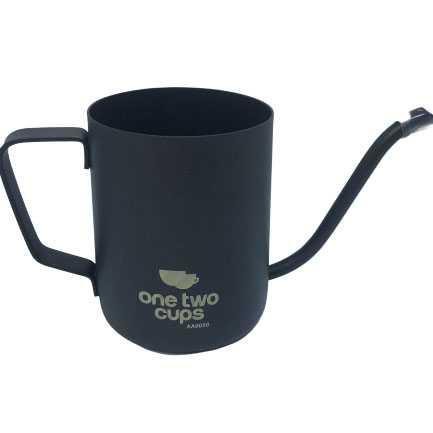 OneTwoCups Teko Pitcher Kopi Teapot Drip Kettle Cup Stainless - AA0050 [Hitam] [250ml]