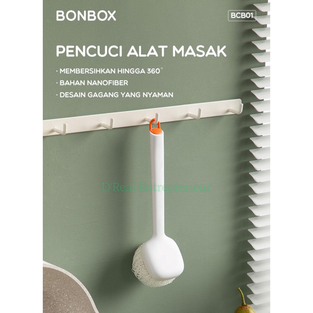 BONBOX Alat Sikat Pembersih BCB01 Cleaning Tools Long Handle Pot Brush Multifungsi