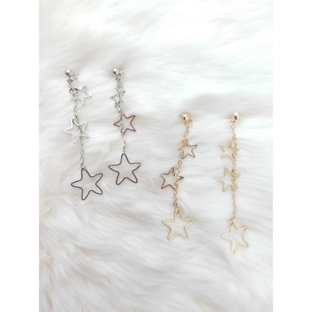Anting - Anting W - Anting Wanita korea / Anting Terbaru / anting korea / Anting Lucu