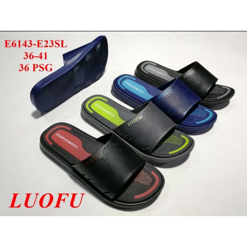 Luofu E 6143 -E23SL sandal selop anak laki laki tanggung size 36-41