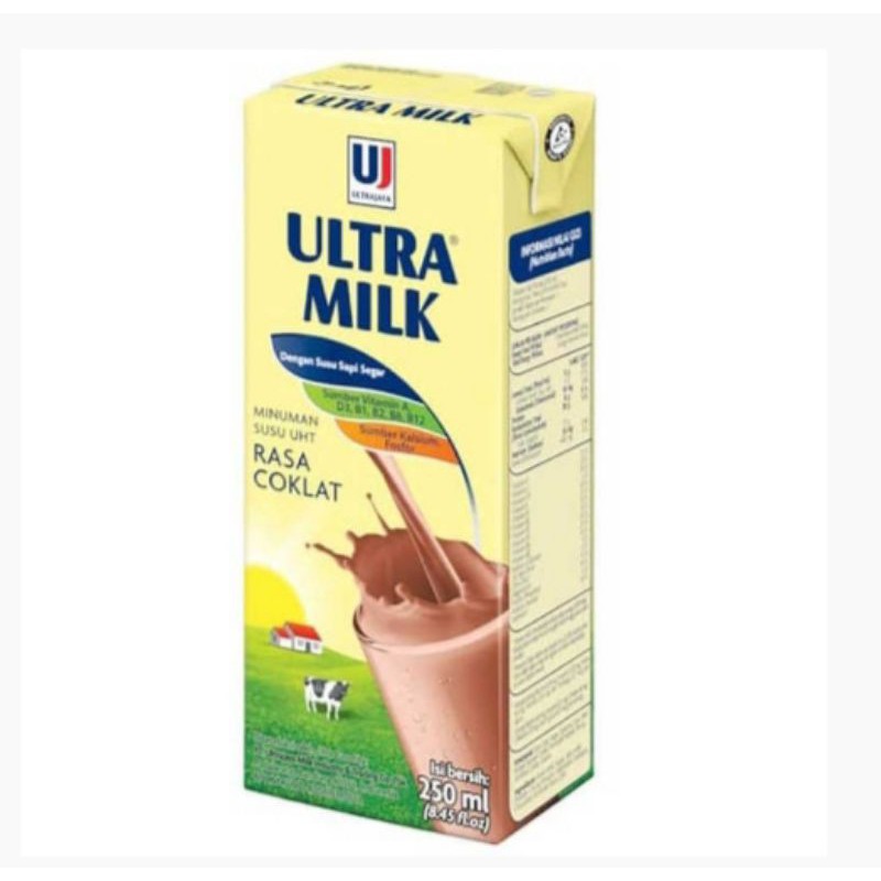 

ULTRA MILK susu UHT cokrlat slim 250ml