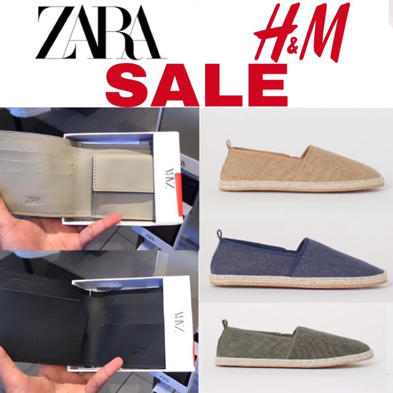 Dompet zara man sale | Flatshoes Espadiles H&M Man Sepatu H&M cowok sale 100% original store