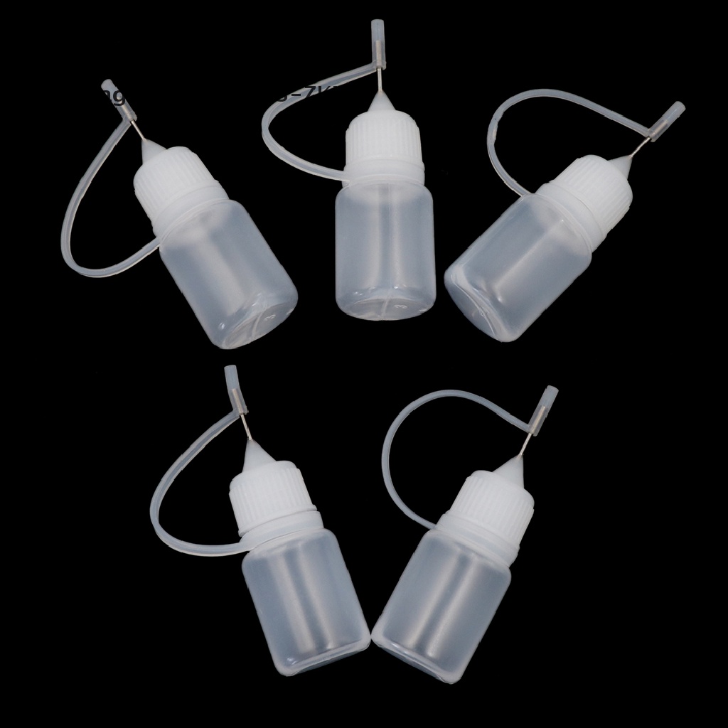 5 Pcs Botol Dropper Kosong Bahan Plastik Ukuran 5ml