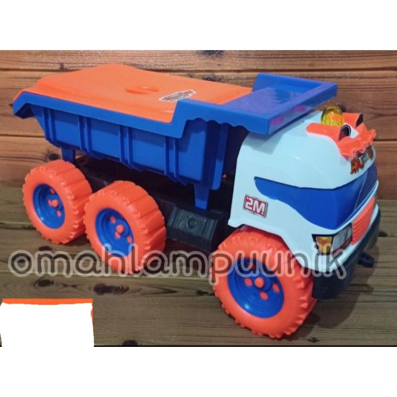 mainan anak truck tronton jumbo besar/truck dump bisa dinaiki
