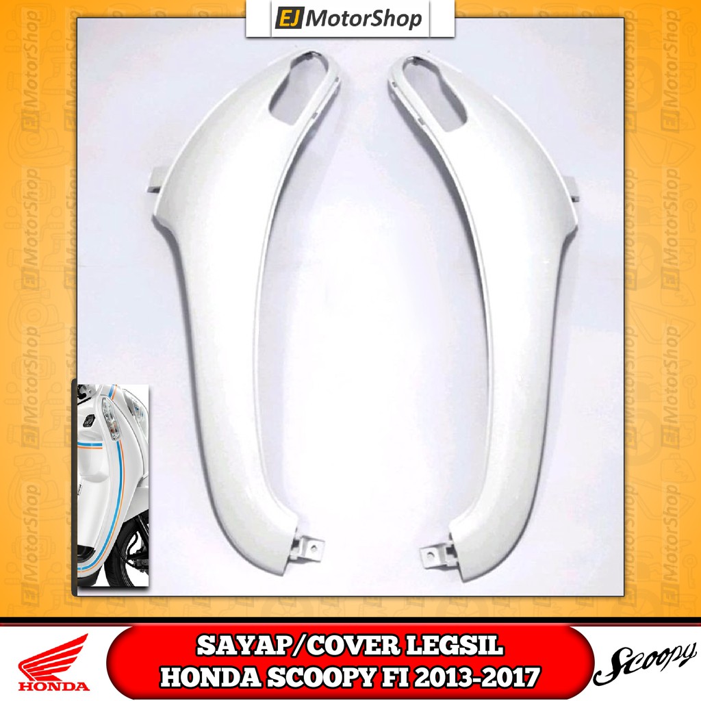 Jual Cover Sayap Samping Kanan Kiri Honda Scoopy FI Putih 2013 2017