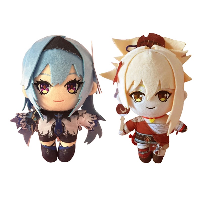 PREORDER Genshin Impact Eula Cosplay Plush Dolls Soft Anime Yoimiya Costume Chidren Cartoon 20cm Dol