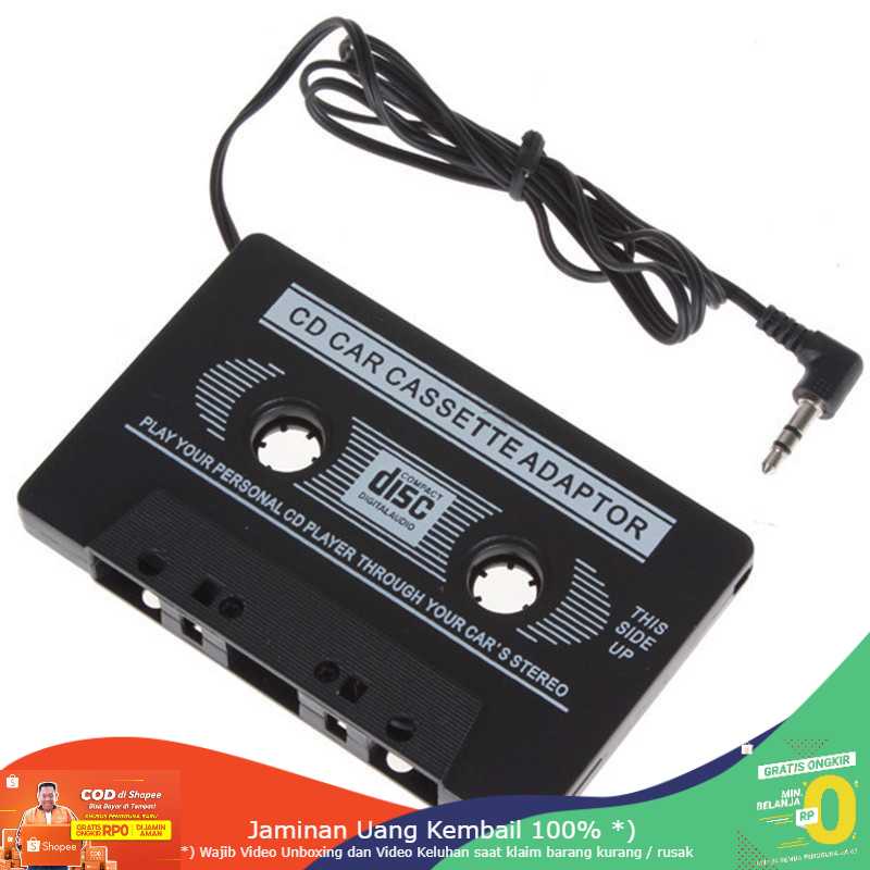 (BISA COD) RVOSTR AutolLader Konverter Kaset Tape Mobil ke 3.5mm - 6883