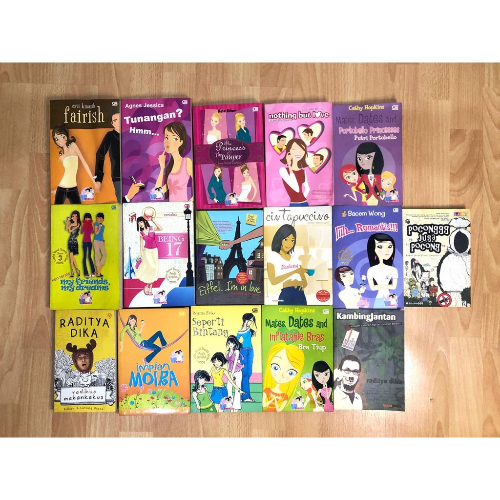 Novel Teenlit/Novel second/Buku Cerita/Buku Novel/Novel Remaja/preloved/novel preloved