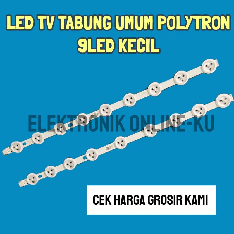 LED TV TABUNG UMUM POLYTRON 9 LED KECIL