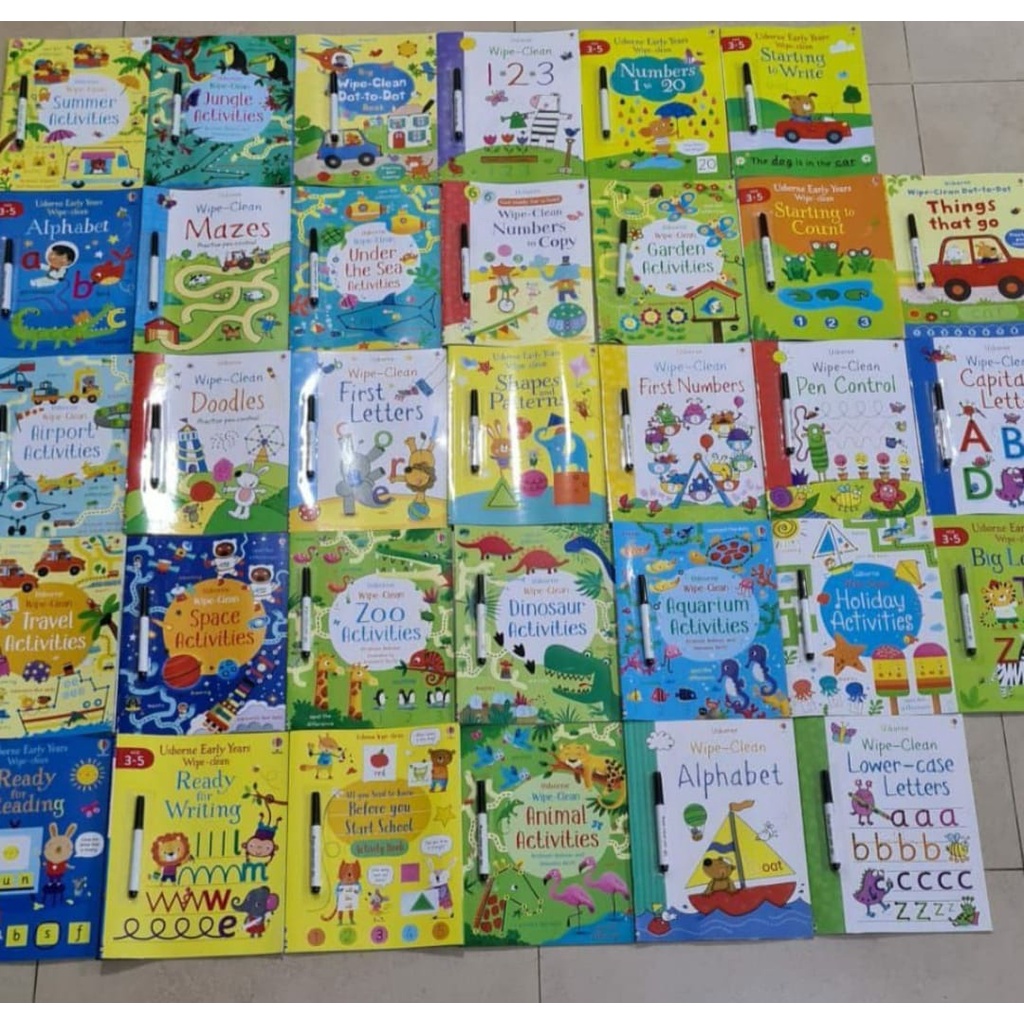 

Buku Usborne Wipe Clean Activity