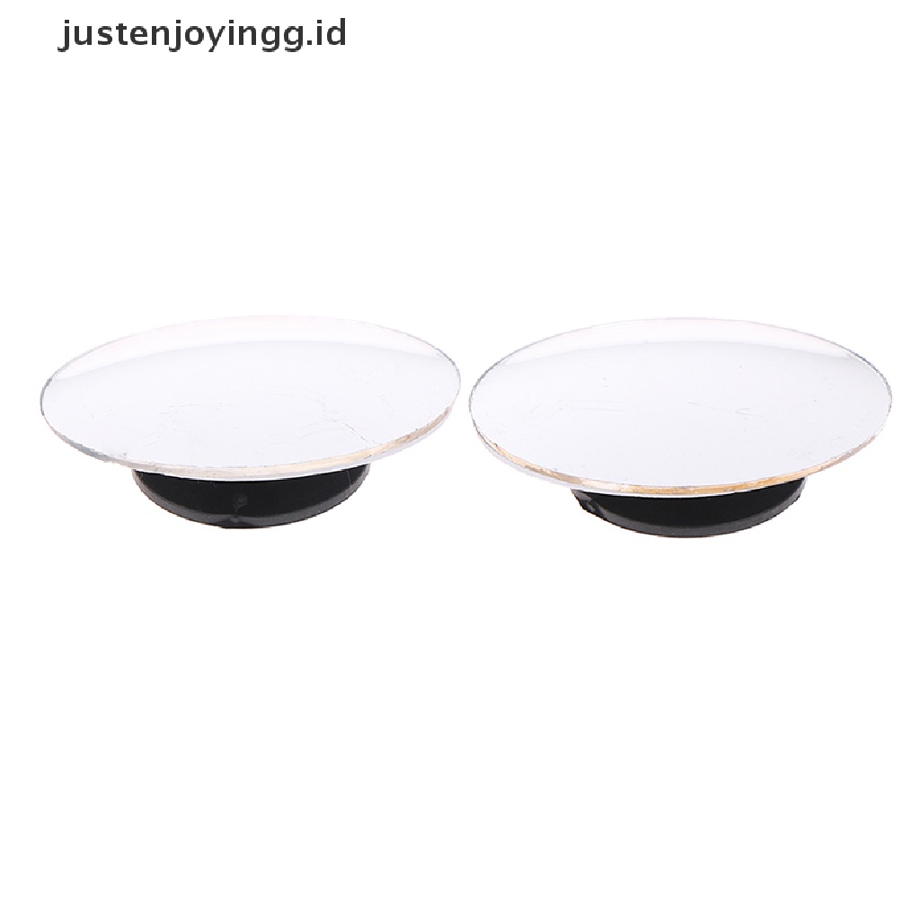 2pcs / Set justenjoyingg.id / 2Pcs Mainan Mobil universal Dapat Berputar 360 Derajat° Kaca Spion Cembung wide angle Untuk blind spot Mobil