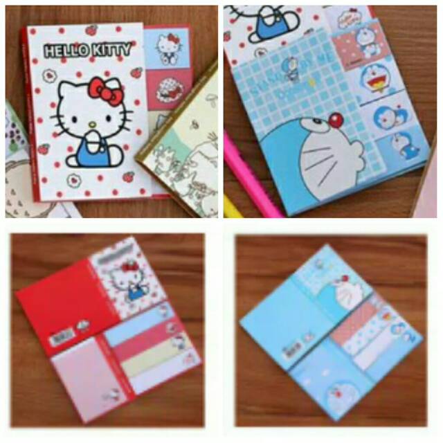 

Stickynotes Mini Book, Doraemon dan Hello Kitty