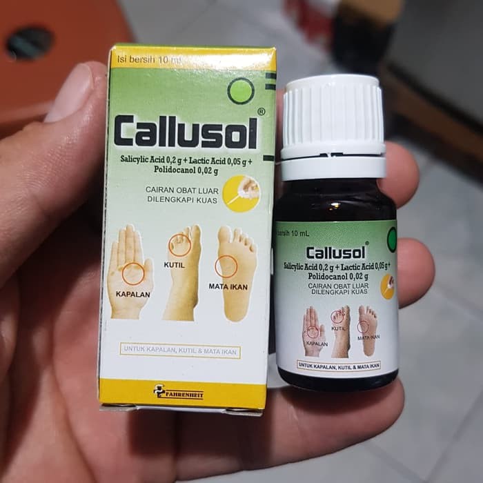 READY CALLUSOL 10ML OBAT MATA IKAN KUTIL DAN KAPALAN