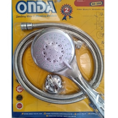 HAND SHOWER / Shower Mandi SO 250 ONDA + SELANG ONDA