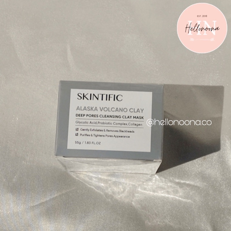 SKINTIFIC Alaska Volcano Clay Mask Deep Pores Cleansing Mud Mask 55gr