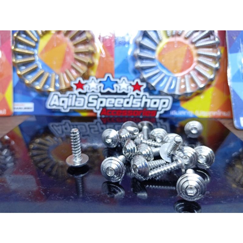 baut probolt body yamaha Honda baut spiral chrome stainless heng original harga satuan