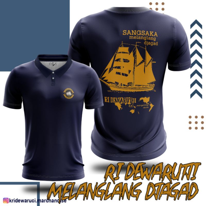Polo Shirt RI Dewarutji Melanglang Djagad