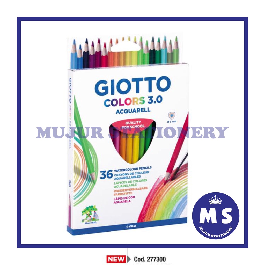 

GIOTTO COLORS 3.0 PENSIL WARNA 36 W