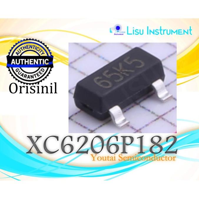 ORIGINAL XC6206P182MR XC6206 65K5 Fixed 8V To 1.8V SOT-23 LDO Youtai lisuin90