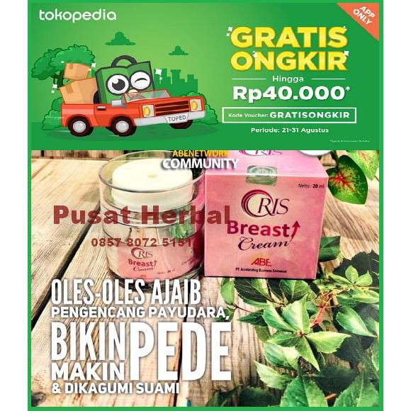 ORIS BREAST CREAM BIKIN KENCANG BUAH DADA & KEJUTKAN SENANG SUAMI BPOM