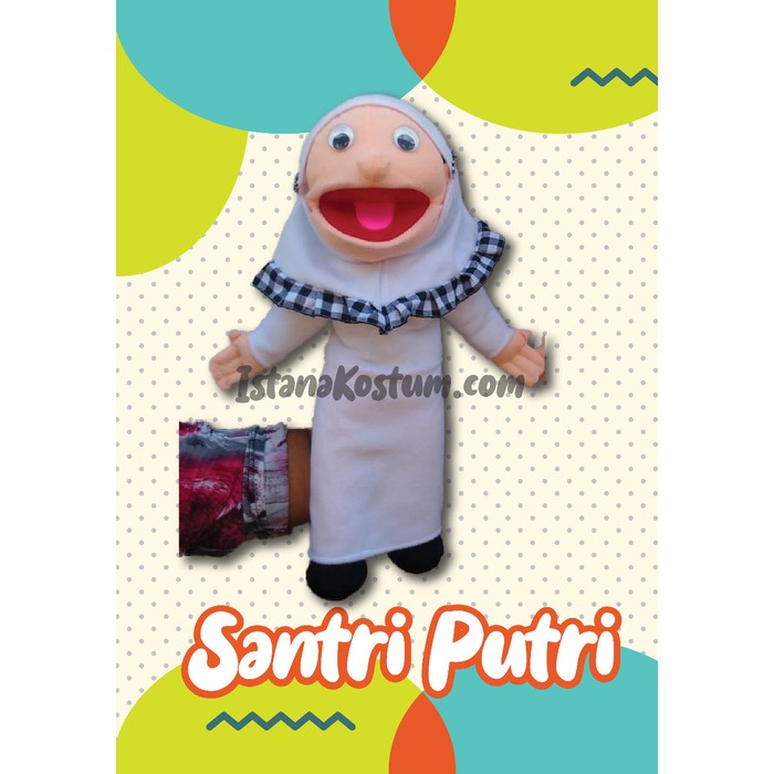 Boneka santri Boneka Muppet Santri Perempuan | Puppet Santri Puteri Pondok Pesantren