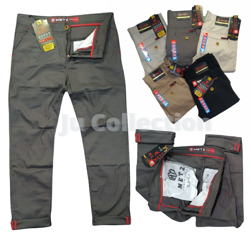 Celana Panjang Pria Chino Stretch chino Premium Size 28-34