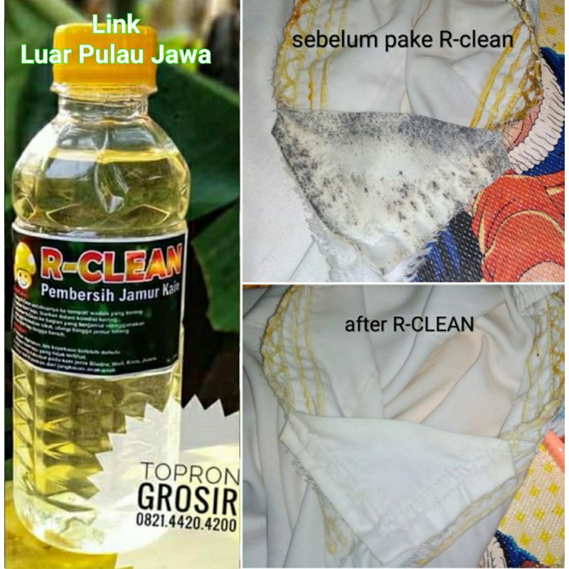 [1 Liter] RCLEAN OBAT/ PEMBERSIH JAMUR KAIN