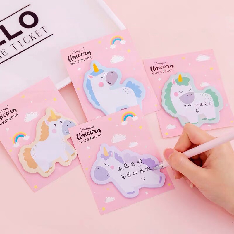 MURAH STICKY Note unicorn / animal memo sticker