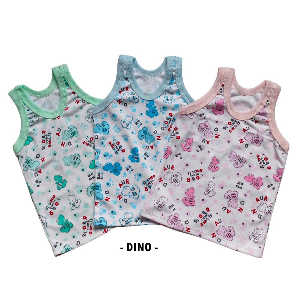 Singlet Bayi Anak DoubleKnit Printed