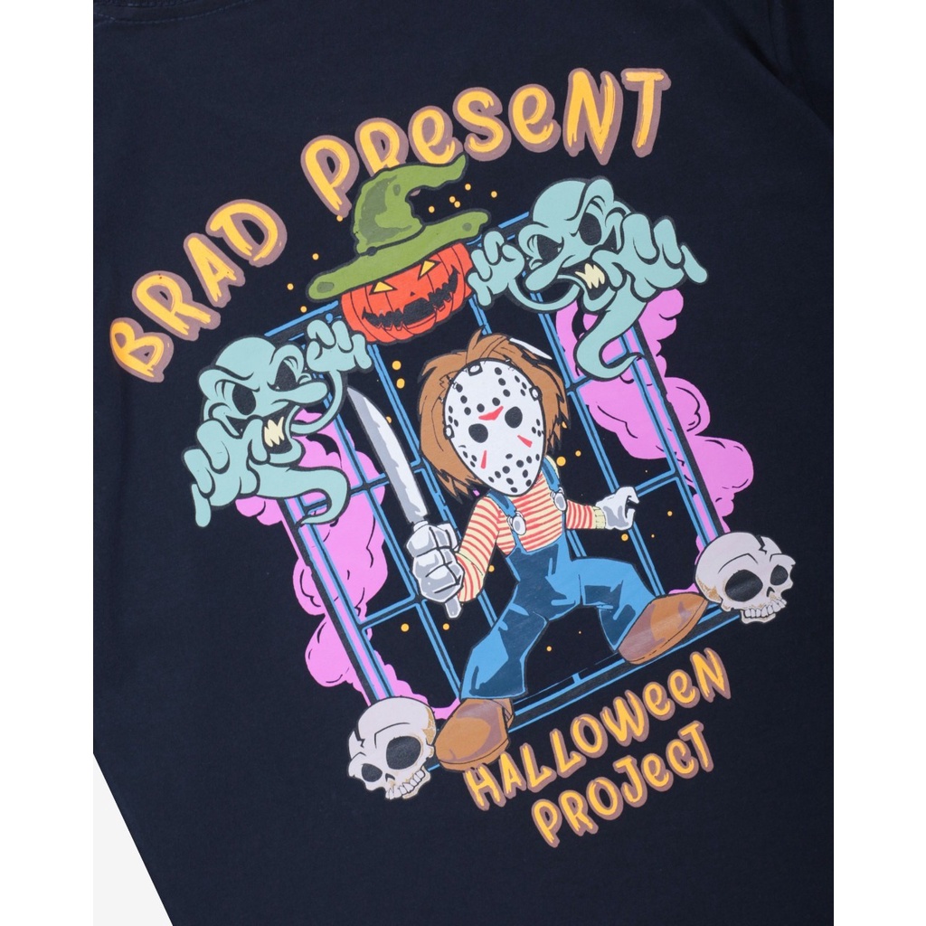 T - Shirt BRAD HALLOWEEN – Edition Trendy Casual Unisex Good Brand Quality Stylish