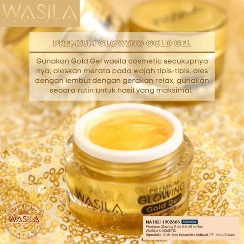 GOLD GEL WASILA COSMETIC SKIN BOOSTER SKINCARE MURAH