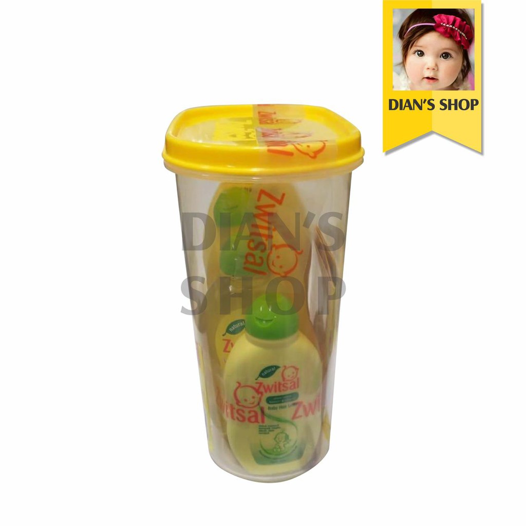 ZWITSAL Paket Sabun Toples - Paket Kado Bayi New Born - Paket 4 In 1 .-3