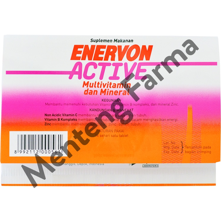 Enervon-C Active 4 Tablet - Suplemen Lengkap untuk Daya Tahan Tubuh