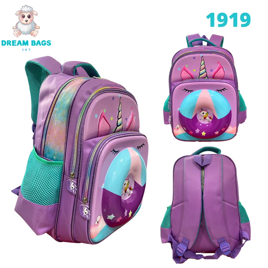 DREAM BAGS Tas Ransel Anak Perempuan Ukuran SD Tas Sekolah