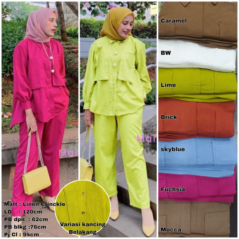 OneSet Matt Linen Crinkle premium Good Quality