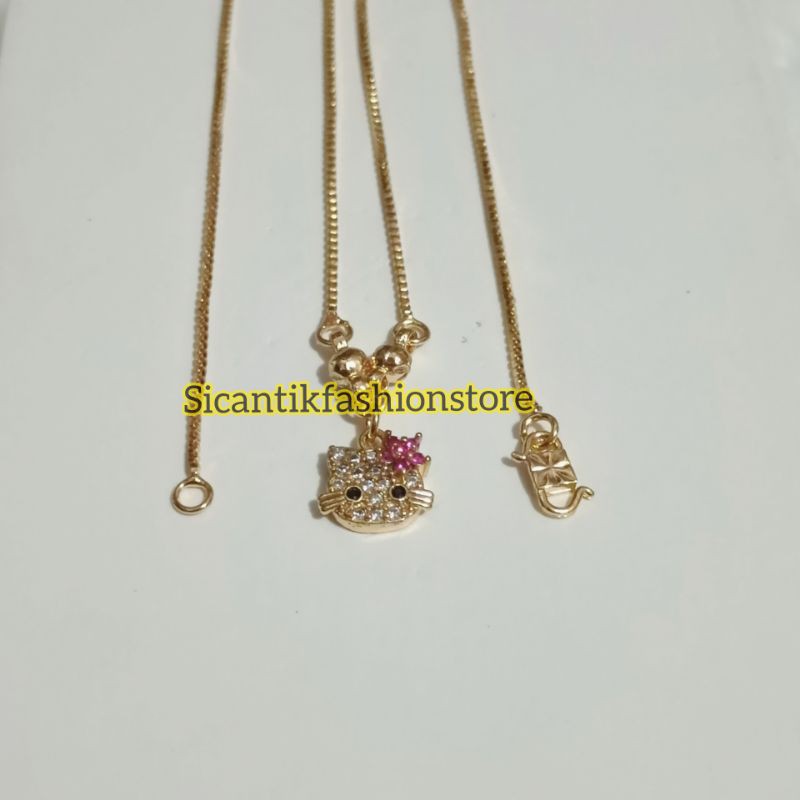 Kalung Titanium anak anak terbaru terlaris anti karat tidak luntur perhiasan anak anak Kalung anak