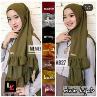 ELZIE HIJAB PASHMINA DIAMOND RAMPEL