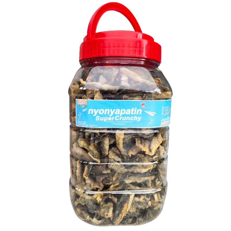 

KERIPIK KULIT IKAN PATIN NYONYA PATIN 1000GR