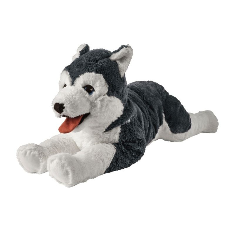 Livlig Boneka Anjing Siberian Husky Kado Anak