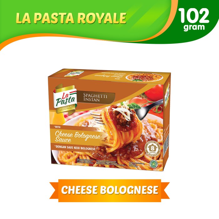 

PASTA-ANEKA- LA PASTA ROYALE CHEESE BOLOGNESE -ANEKA-PASTA.