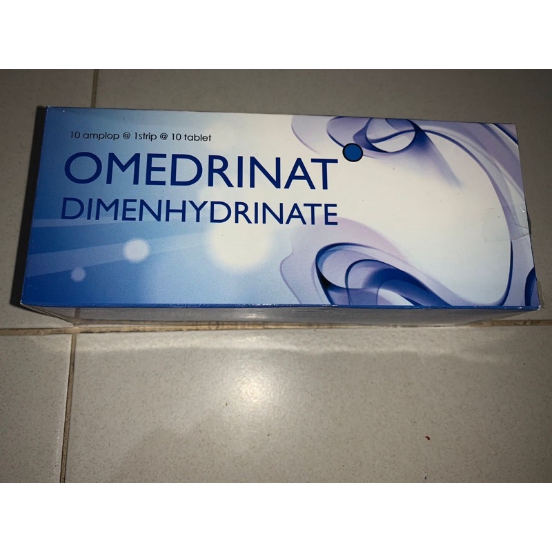 OMEDRINAT 50MG 100tablet MUTIFA / OBAT VERTIGO MEREDAKAN MUAL DAN MUNTAH