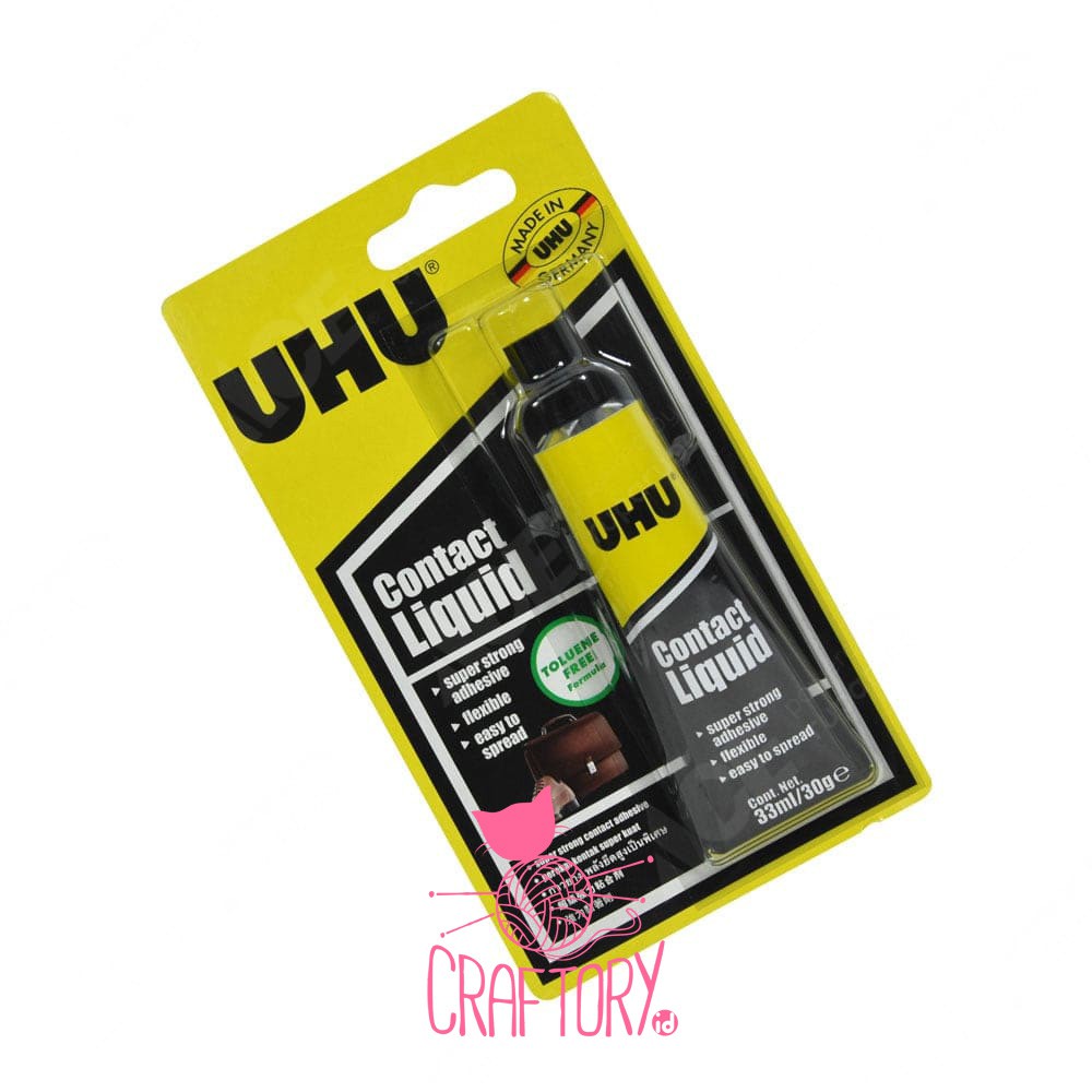 

UHU Contact Liquid 33 ml / LEM SEPATU TAS / Lem Karet Ori