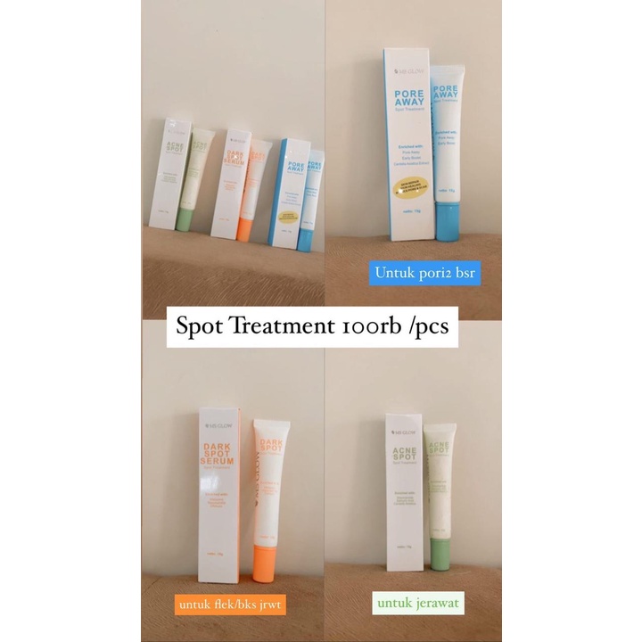 MS GLOW SPOT TREATMENT LENGKAP