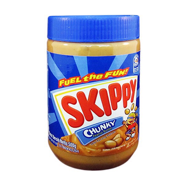 Skippy kasar chunky peanut butter 500 Gram